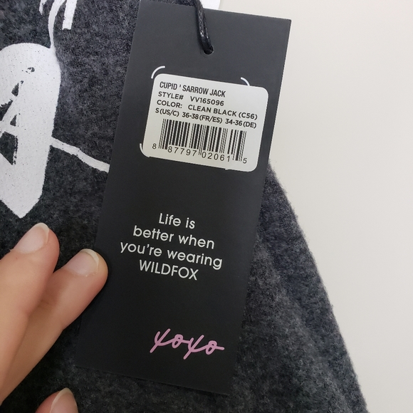 Wildfox cupid arrow heart joggers xs nwt - Picture 2 of 2